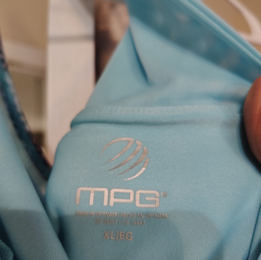 MPG Blue Patterned Sleeveless Dress